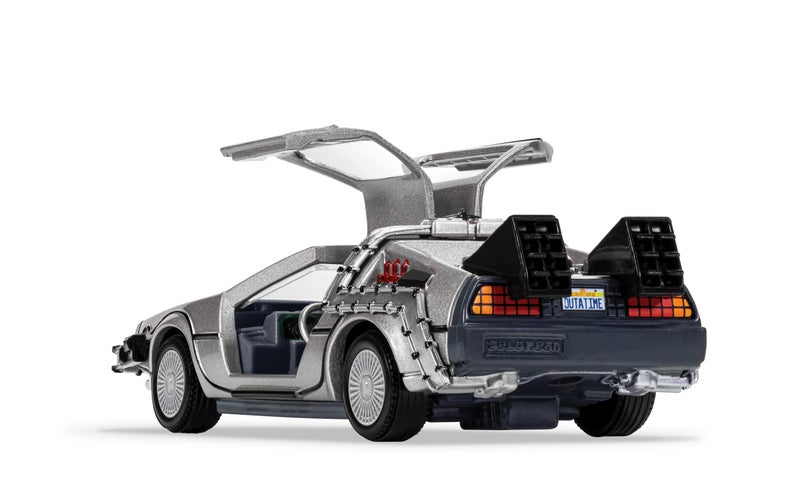 Corgi Back to The Future Delorean & Doc 1:36 Diecast Display Model CC05503 Silver - Image 4